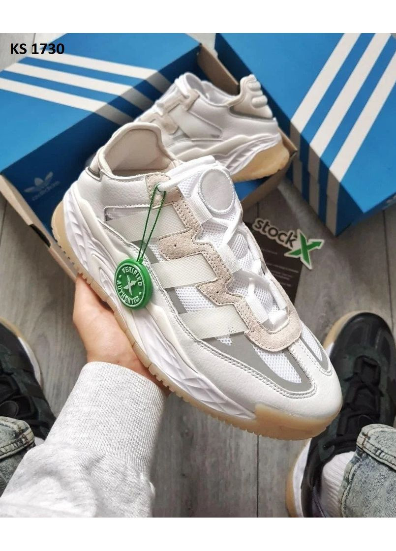 Комбіновані Осінні кросівки чоловічі adidas niteball адідас найтбол No Brand