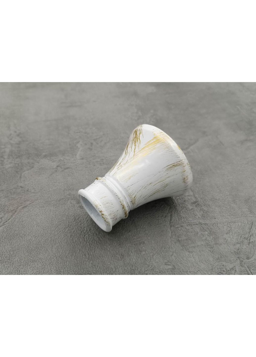 Карниз Люксор гладка штанга одинарний відкритий 25 мм 200 см Біле золото Quadrum (352781480)