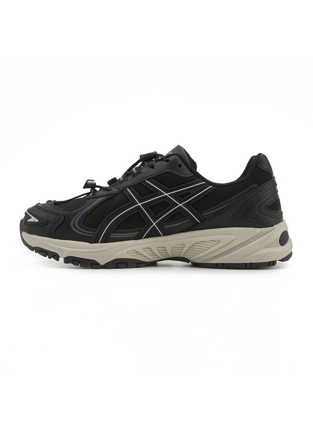 Серые демисезонные кроссовки мужские asics gel-kahana tr v4 black light grey gore-tex асикс гель кахано tr v4 No Brand