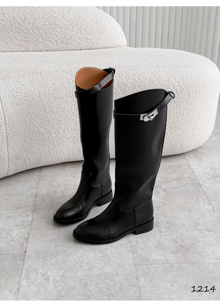 Осенние черные сапоги Helen