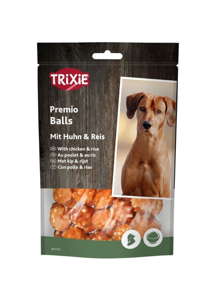 Ласощі Premio Rice Chicken Balls для собак курячі кульки з рисом 80 г Trixie (381177996)