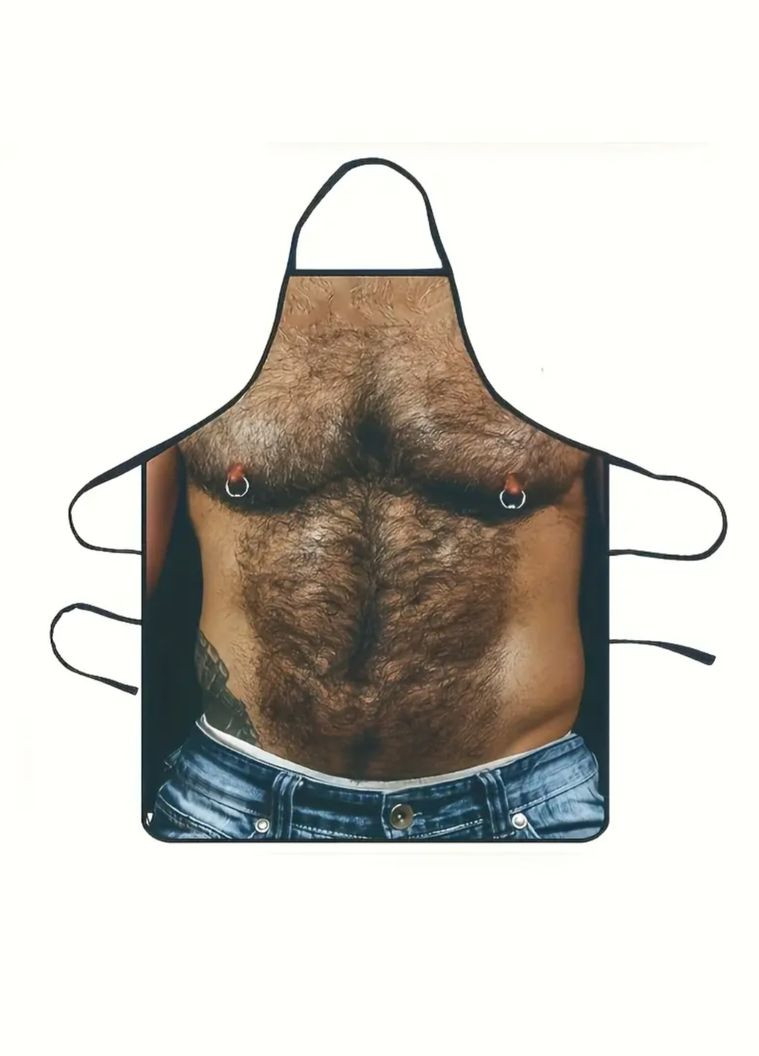 Фартух з приколом з торсом 80 на 60 см різнобарвний Jannet Фартух (341828907)