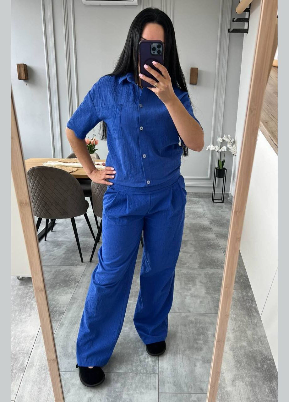 Жіночий костюм сорочка + штани Style Point (334709070)