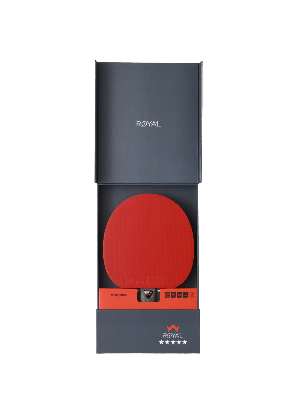 Ракетка для настільного тенісу Royal Carbon 5 Star FL (1215-2818-01) Stiga (346529085)