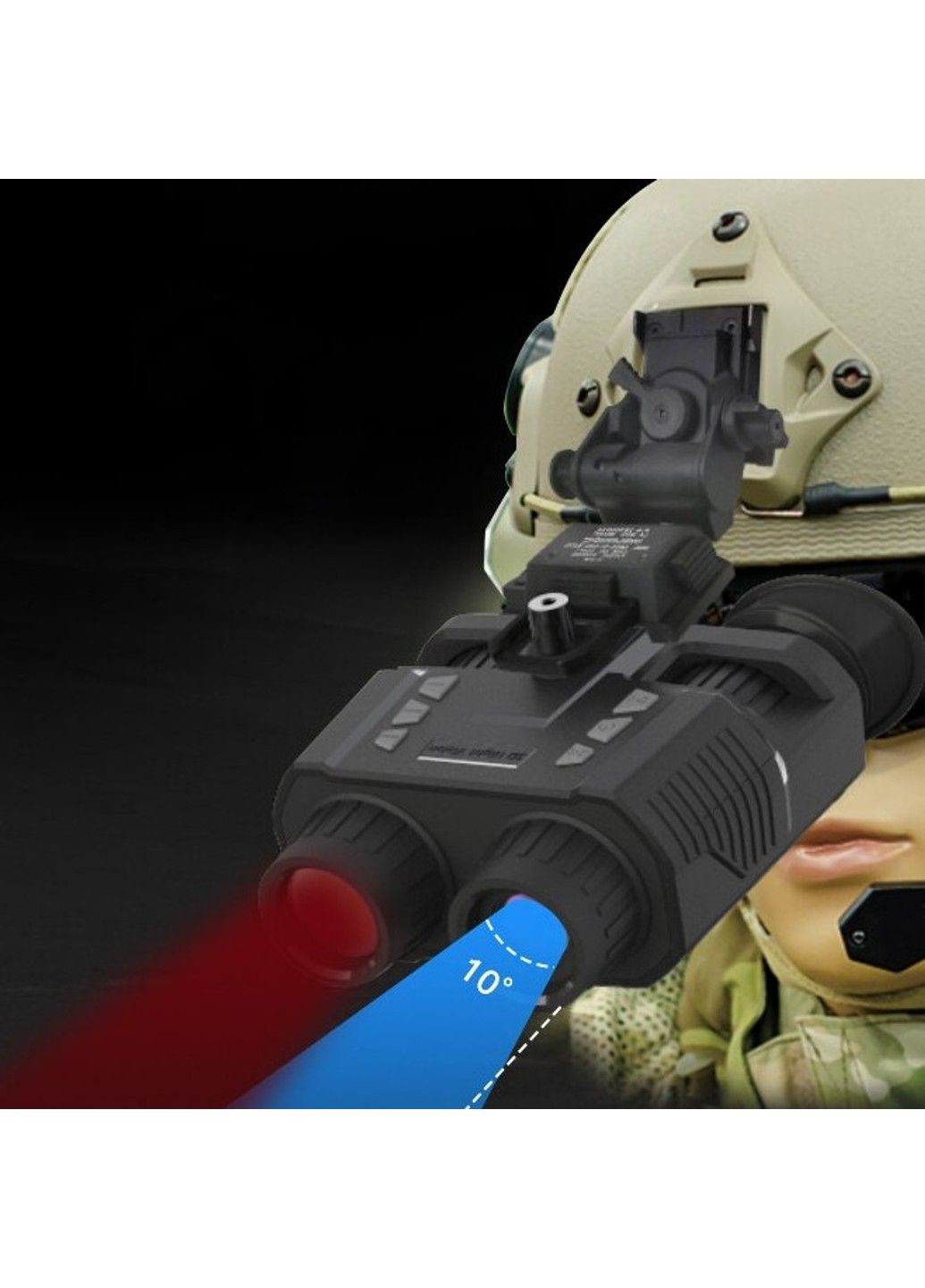 Бинокуляр (прибор) ночного видения NV8000 + крепление на шлем FMA L4G24 + карта 64Гб No Brand (332635006)