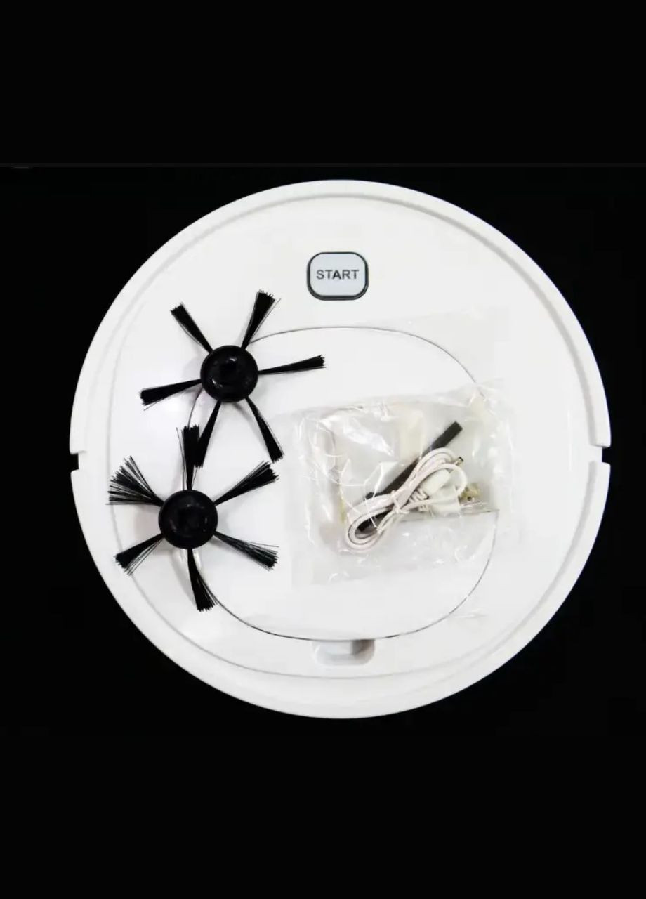 Робот-пилосос Vacuum Cleaner ES28 для сухого та вологого прибирання Білий (2104618603) No Brand (340912484)