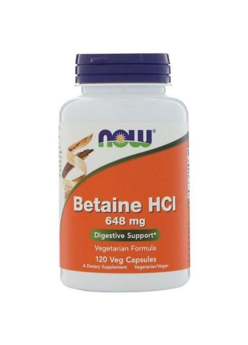 Betaine HCL 648 mg 120 Veg Caps NF2938 Now Foods (362418994)