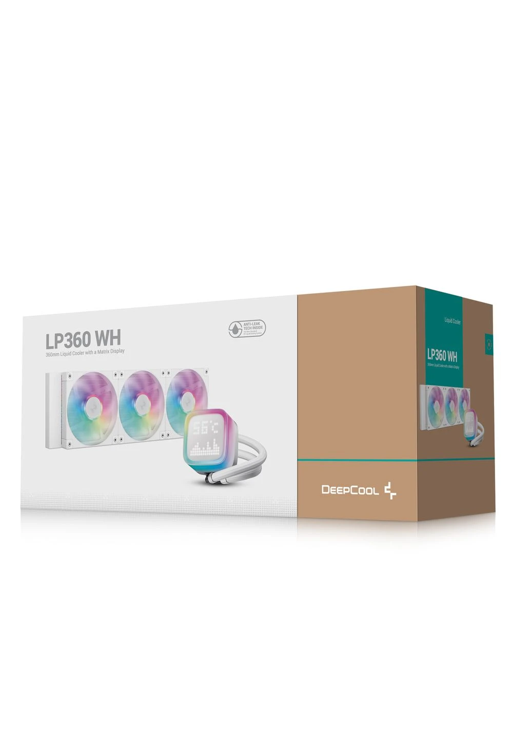 Система водяного охолодження LP360 ARGB White (R-LP360-WHMSMC-G-1) DeepCool (360395699)