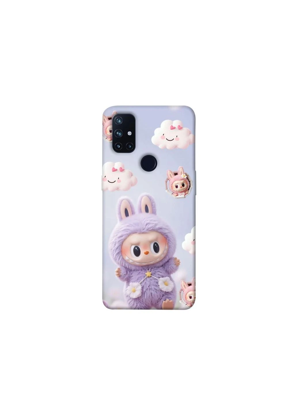 Чохол на OnePlus Nord N10 5G Labubu & clouds Frontalka (354690448)