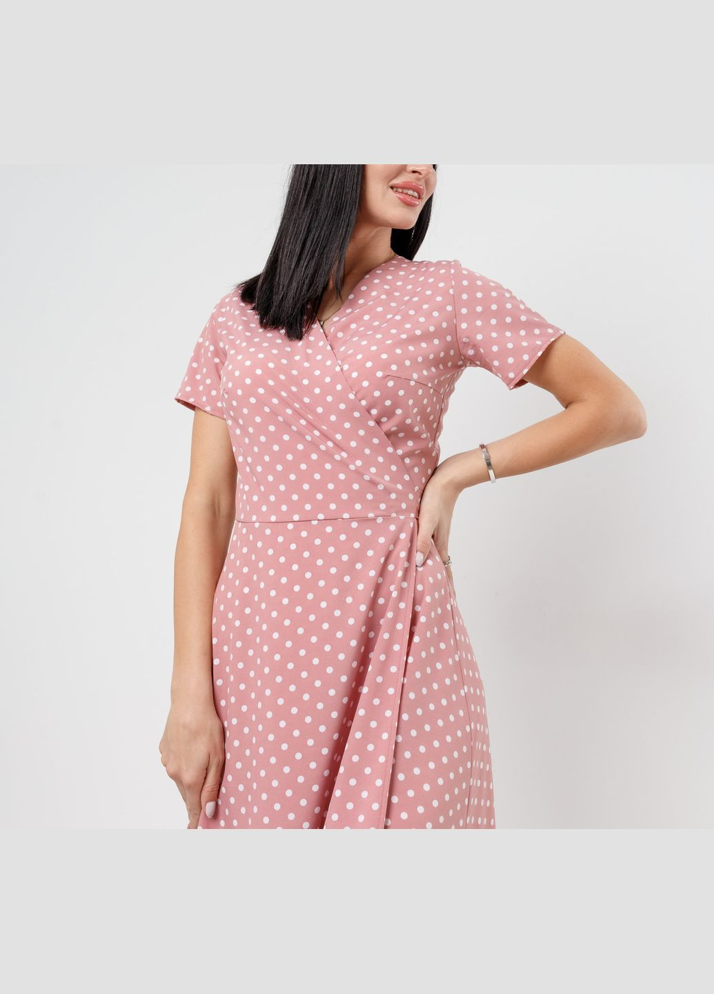 Пудрова літня сукня в підлогу Fashion Girl