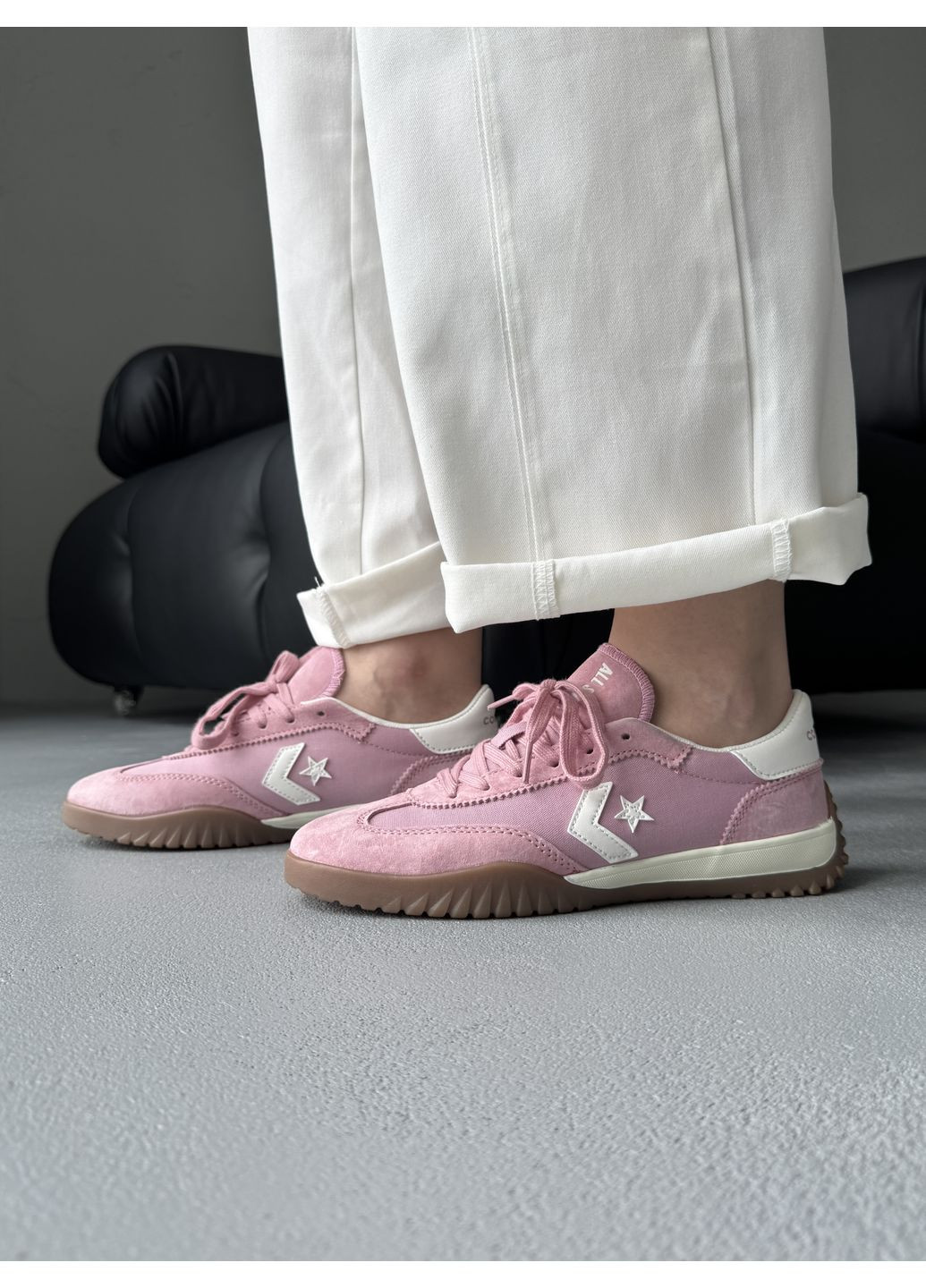 КЕДИ ЖІНОЧІ CONVERSE RUN STAR TRAINER PINK КОНВЕРС РАН СТАР No Brand рожеві демісезони (367171193)