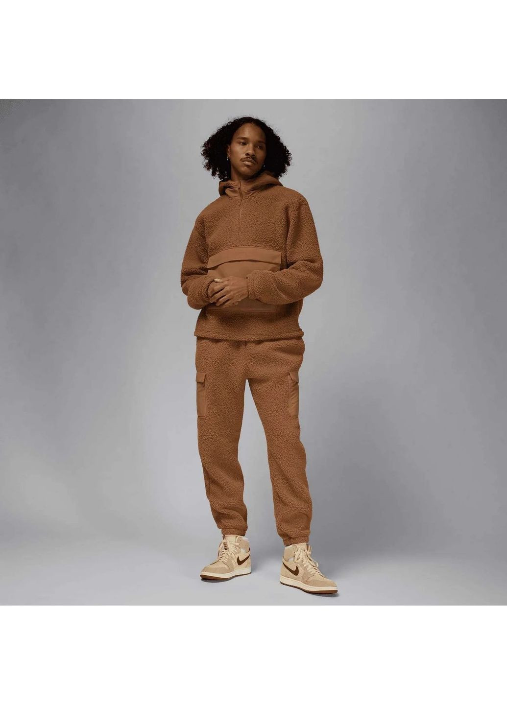 Коричневые демисезонные брюки Air Jordan
