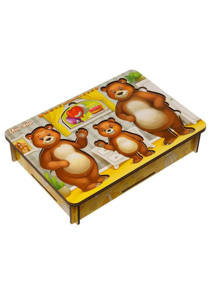 Настільна гра "Вдягни ведмедиків" (ПСД192) PSD192 дерев'яна Ubumblebees (315153429)
