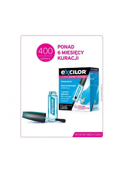 Лікування грибка нігтів EXCILOR, 3,3 мл No Brand (368851260)