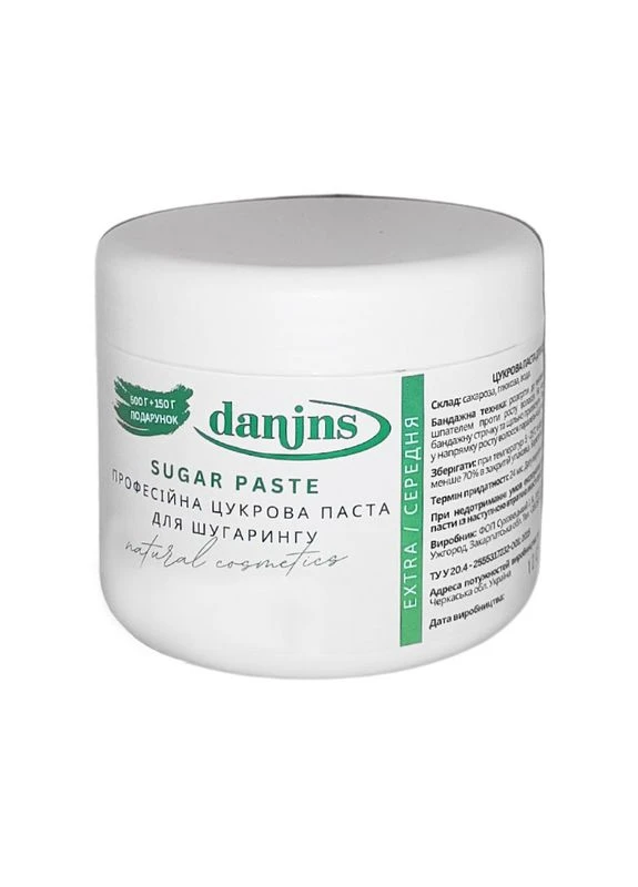 Цукрова паста для депіляції середня Extra, 650 г Danins (401494197)