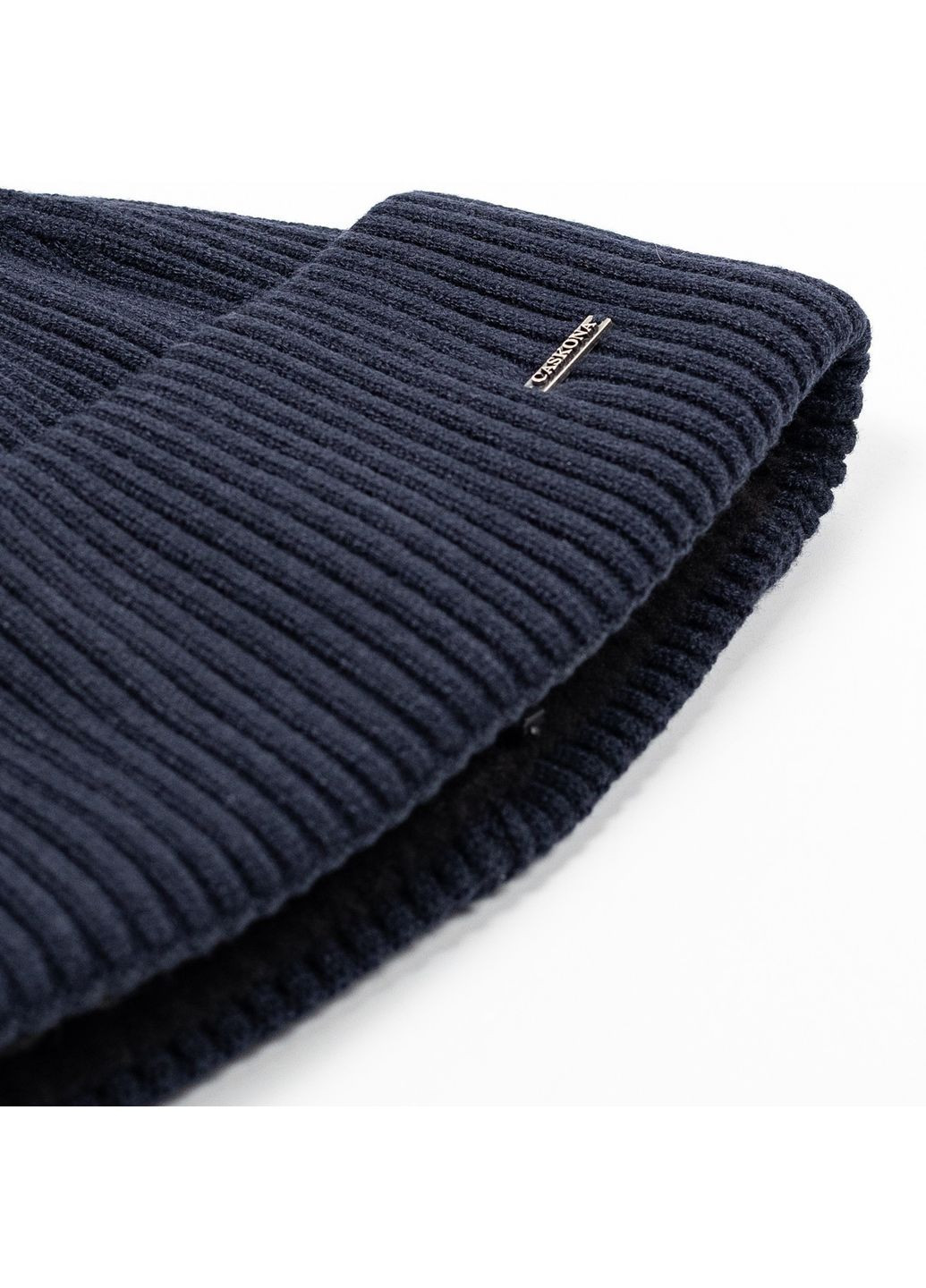 Шапка по голові чоловіча бавовна синя ЧАРЛІ 614-758 LuckyLOOK 614-758М (322791837)