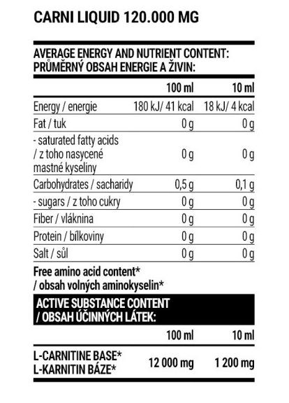 Carni 120000 - 1000ml Wild Strawberry Extrifit (388136417)