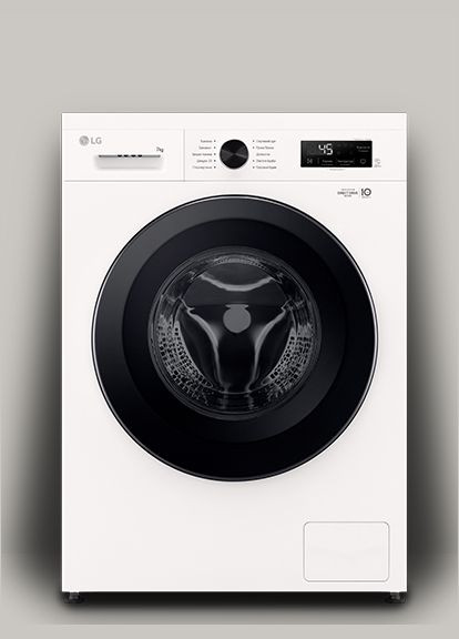 Стиральная машина, фронтальная, 7 кг, A+++, белый LG (329997350)