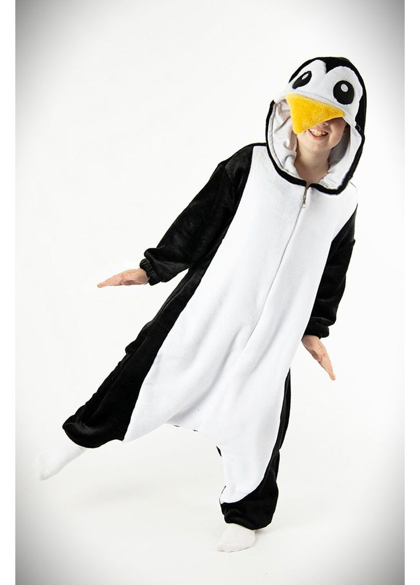 Кігурумі дитячий Пінгвін чорний з білим домашній костюм для хлопчика і дівчинки V&V (361057540)