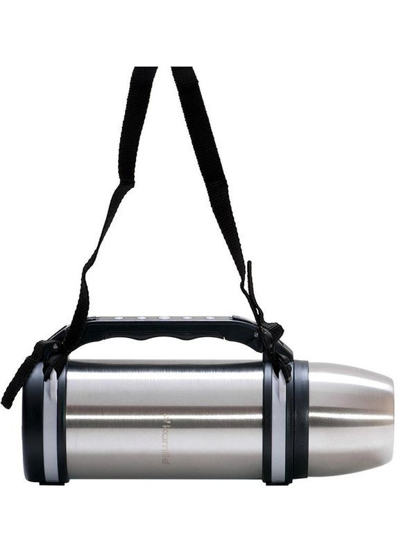 Термос Halsten 1500мл із нержавіючої сталі з ручкою та ремінцем для напоїв термос для подорожей Kamille (368980128)