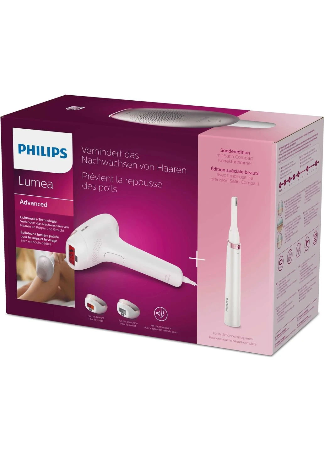 Епілятор фотоепілятор+тример HP6388/00 SC1999+HP6388 Philips (368976367)