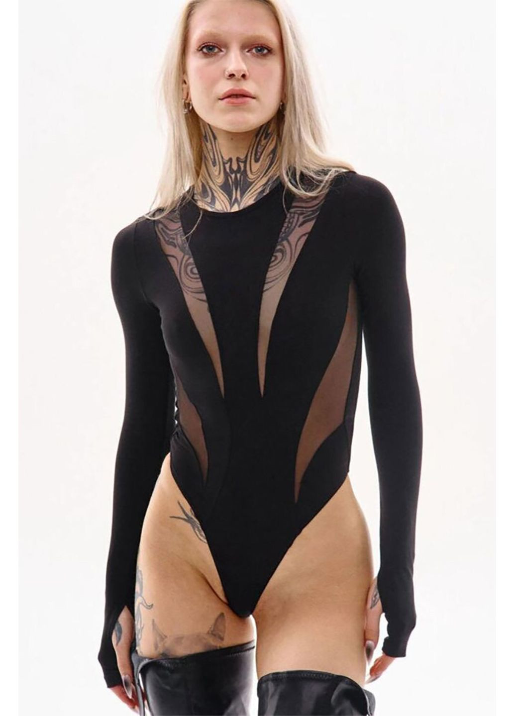 Боди Шайн черного цвета ТУР (372519854)