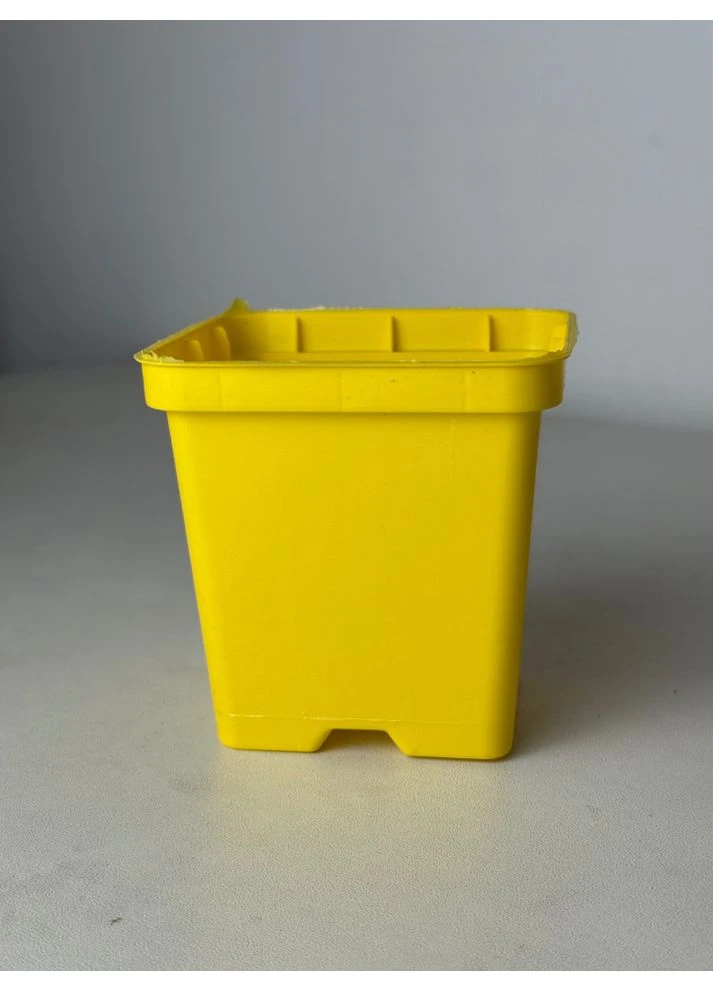 Горщик для розсади Р9 (жовтий; см; обʼєм 0,5 л) No Brand (382514400)