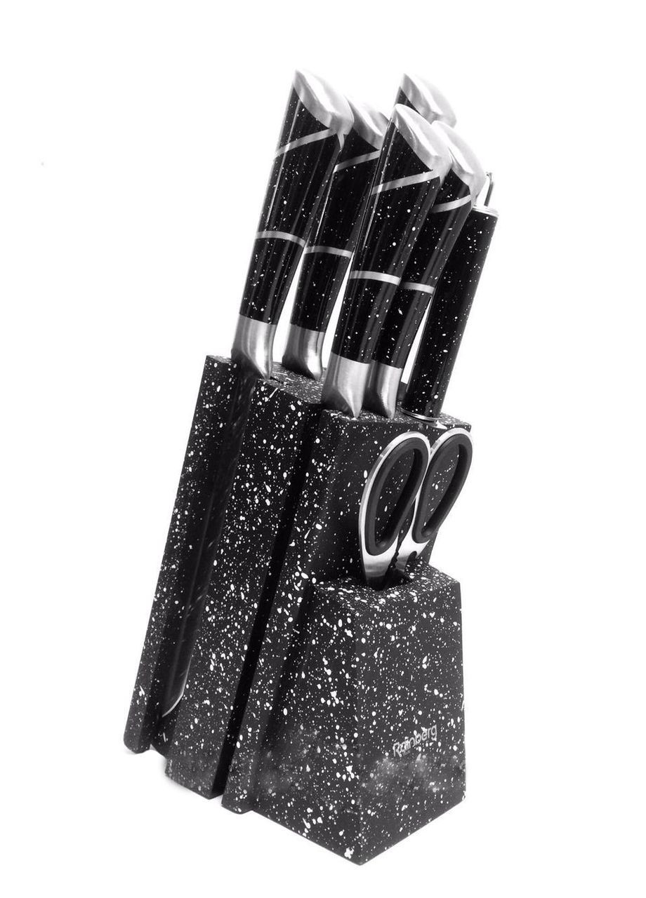 Набор ножей Кухонный нож B10932 черный (43778-B10932_880) XPRO серебряные,