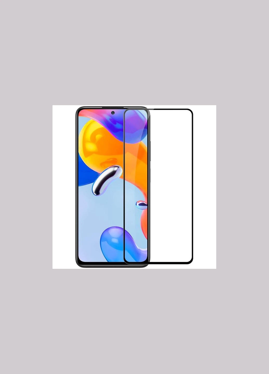 Захисне скло для Xiaomi Redmi Note 11T Pro, Redmi Note 11T Pro Plus з чорною рамкою Walker (325423154)