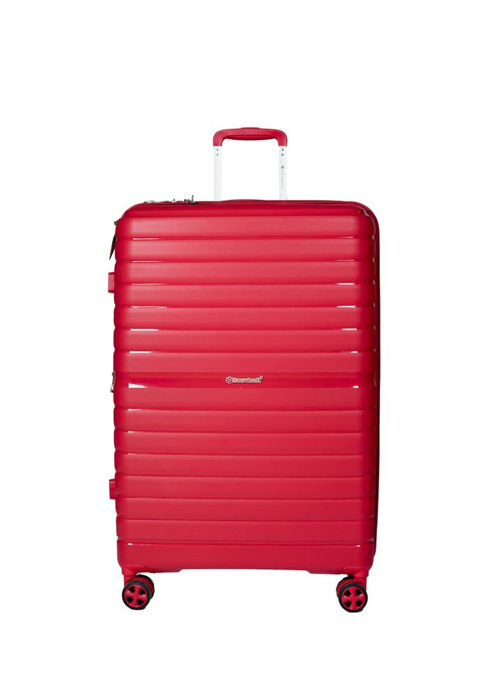 Чемодан большой L 49203 полипропилен Красный Snowball (297644007)