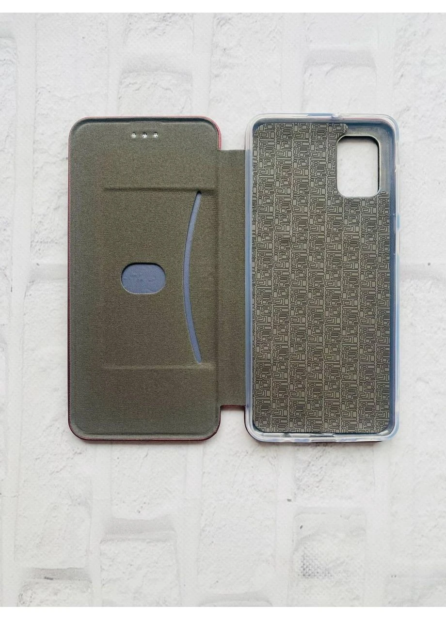Чохол-книжка з малюнком для Samsung Galaxy A31 Бордовий:: Квіти польові (принт 363) Creative (355407557)