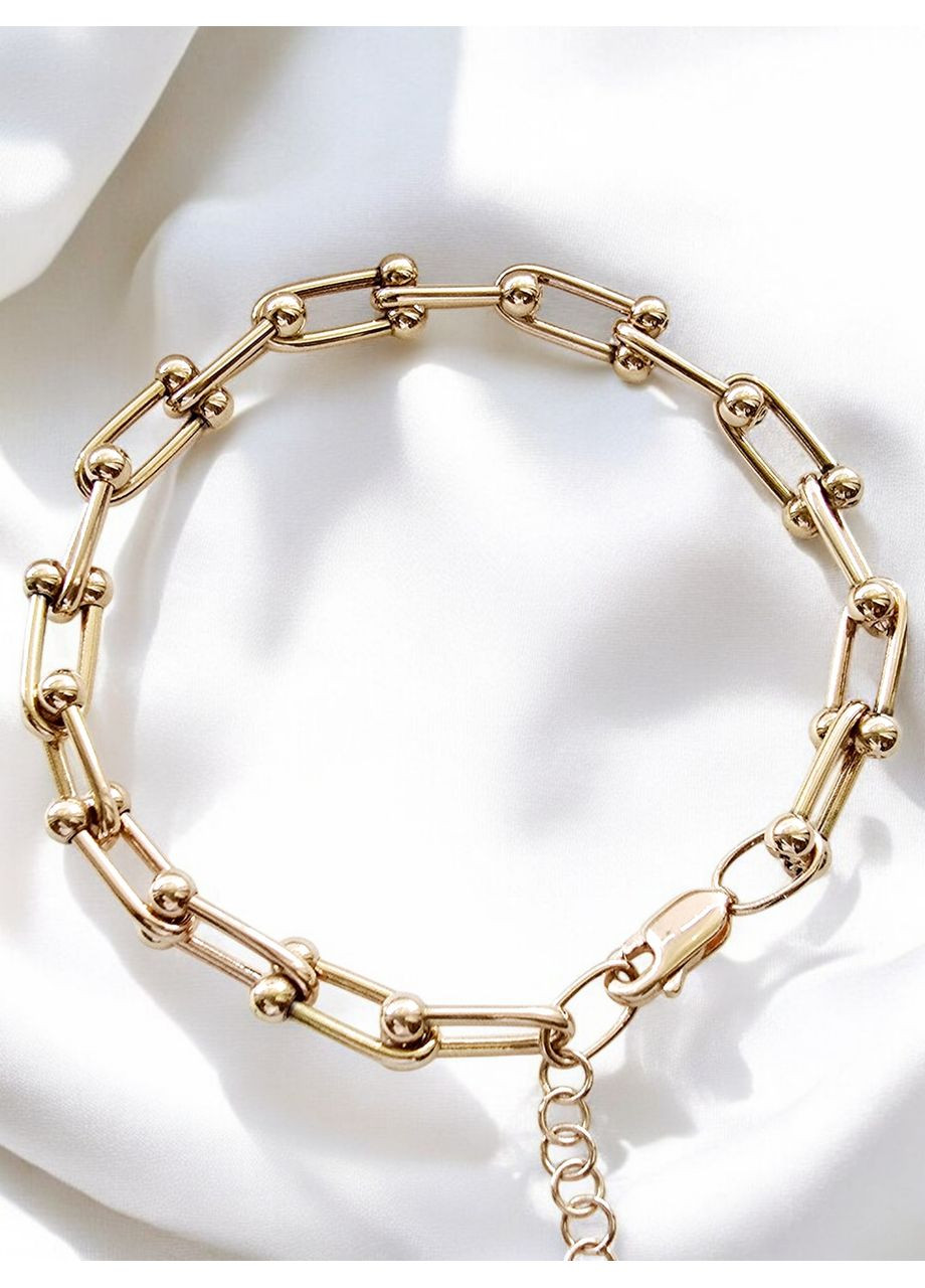 Золотий браслет «Фантазія» (17-19.5р) 910160-1-3 FAVORITUM (356452465)