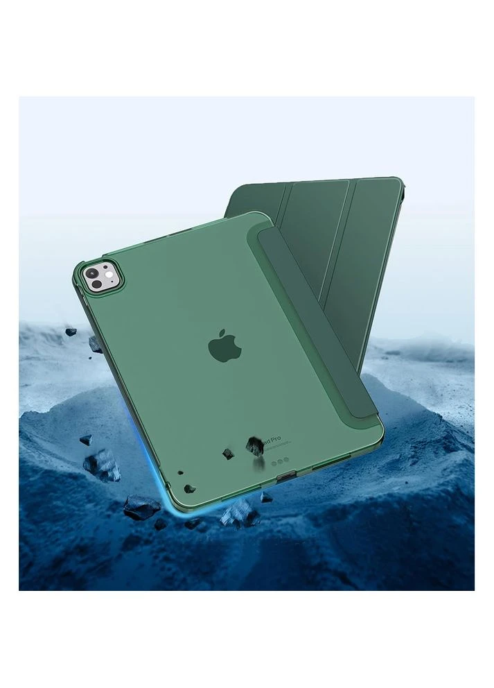 Чехол Tri Fold Hard для Apple iPad Pro 11" M4 2024 Dark Green (711727) BeCover (338562891)