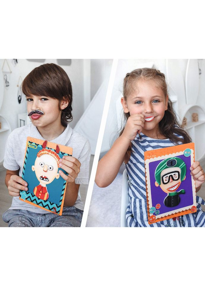 Дитяча настільна гра "Фейсики" VT3702-15 на магнітах Vladi toys (367967651)