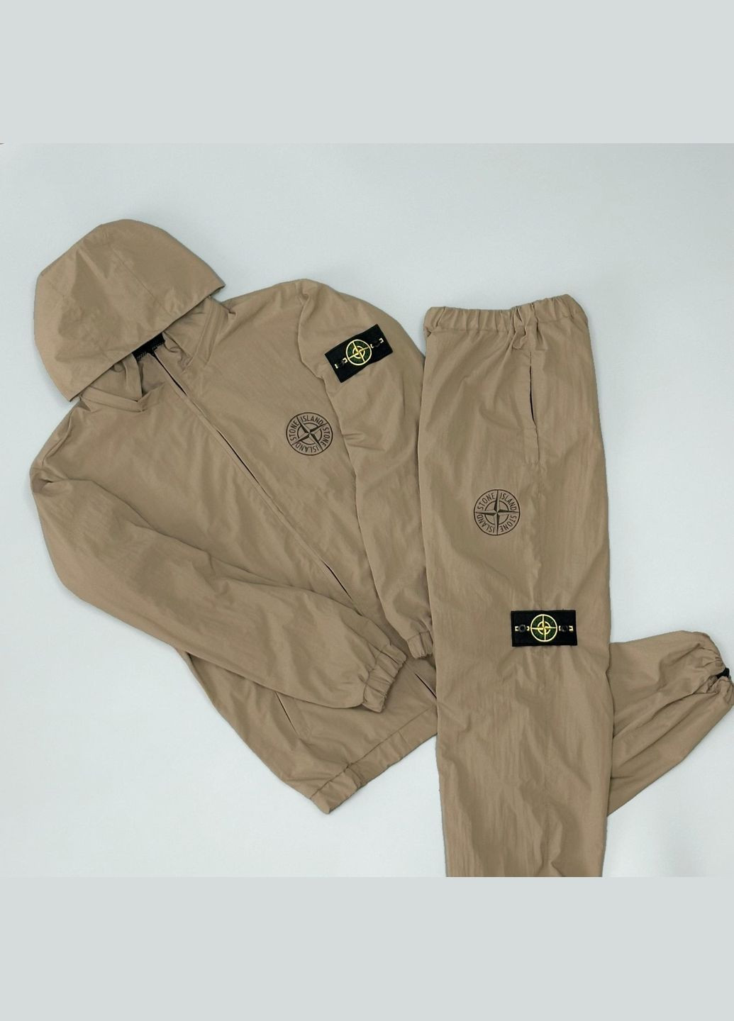 Стильный мужской спортивный костюм бежевый Stone Island (340248567)