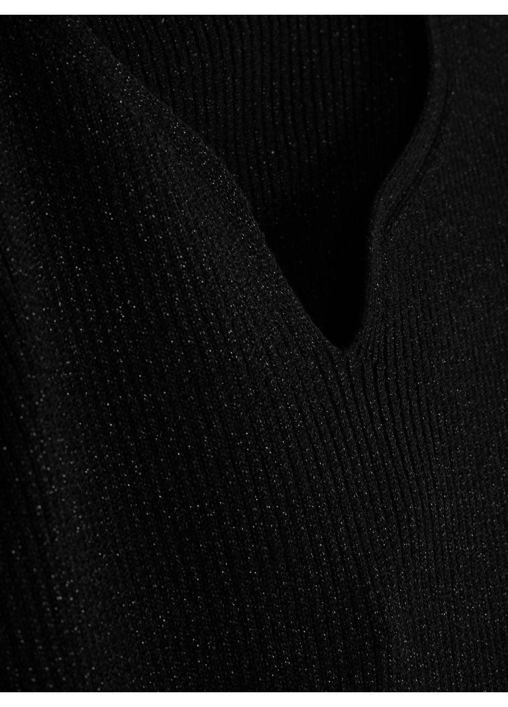 Комбинированный джемпер демисезон,черный-серебристый, Primark