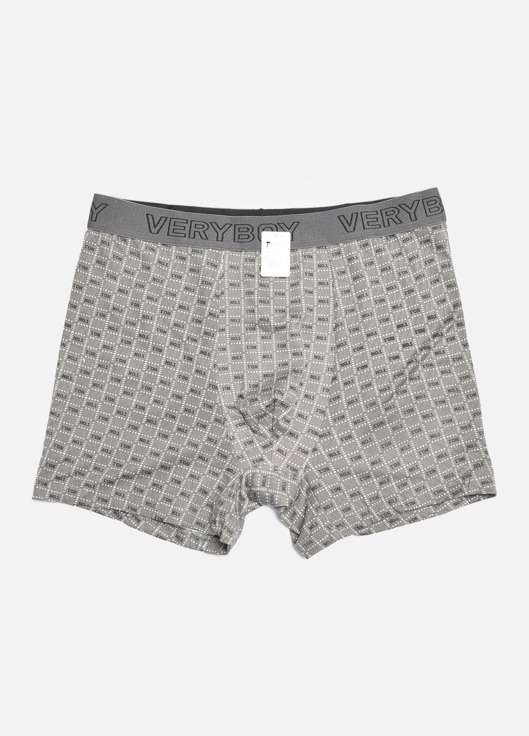 Боксери чоловічі сірого кольору Let's Shop (316219159)