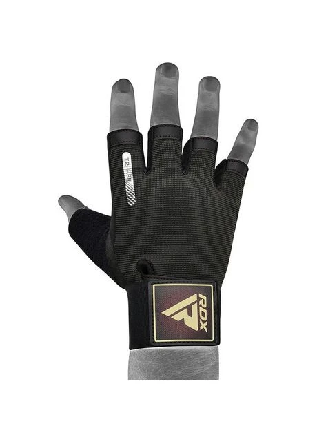 Рукавички для фітнесу RDX T2 Half Brown No Brand (362915979)