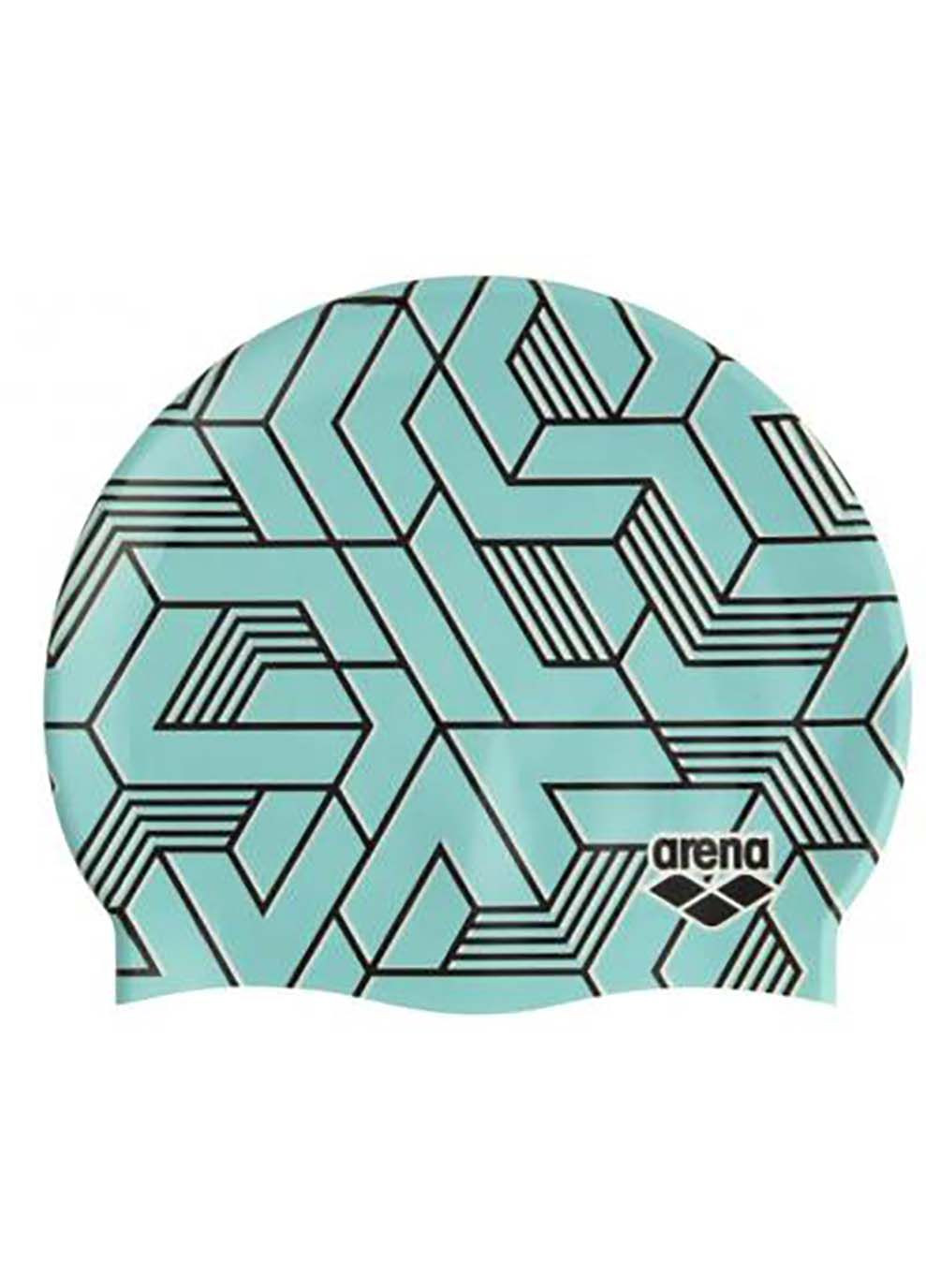 Шапка для плавання PRINT 2 бірюзовий Уні Arena (367586630)