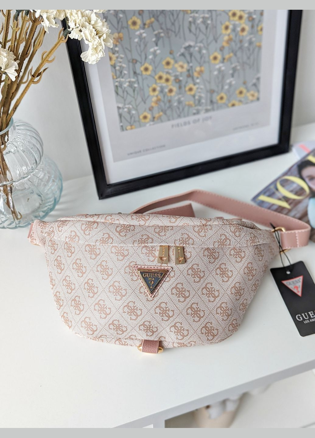 Жіноча бананка Гесс ЛЮКС (рожевий колір) No Brand (318304986)