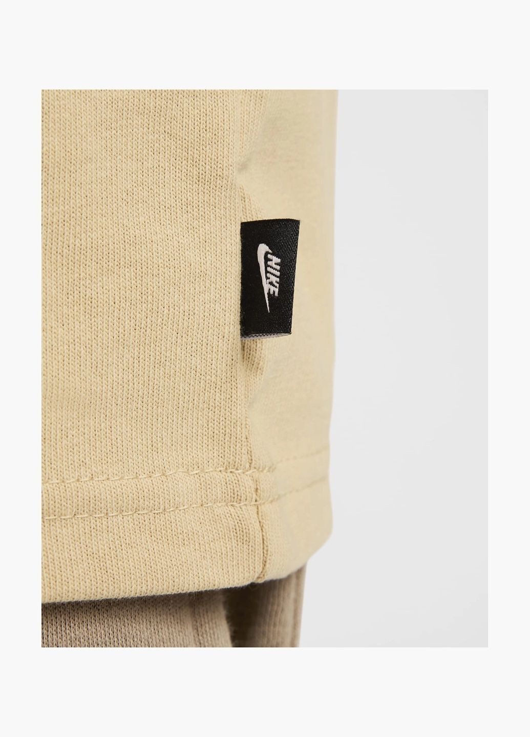 Бежева футболка чоловіча sw premium essential beige do7392-252 Nike
