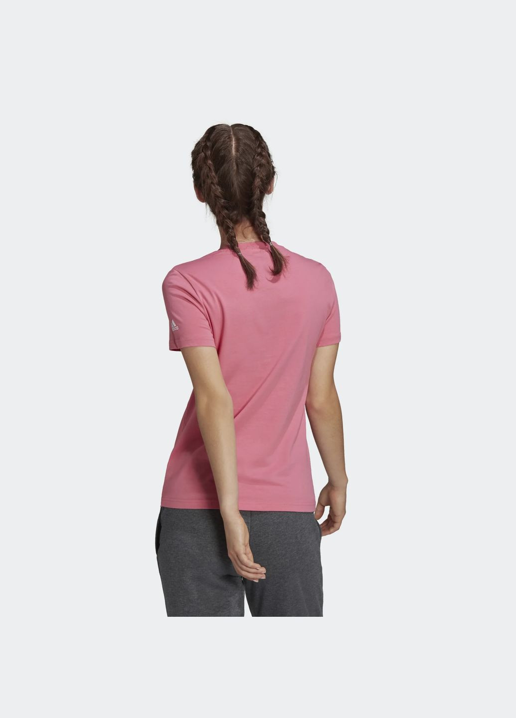 Розовая всесезон футболка adidas Essentials