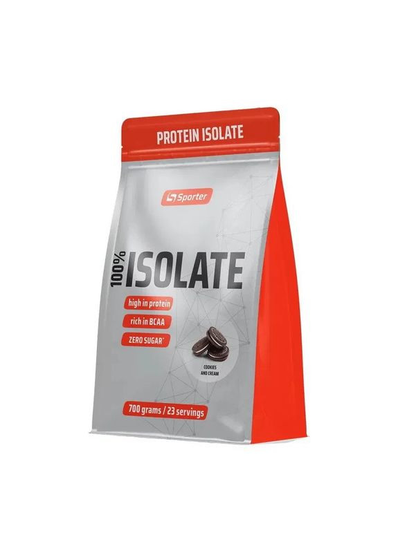 Сывороточный изолят 100% Isolate, печенье с кремом, 700 г Sporter (367959972)
