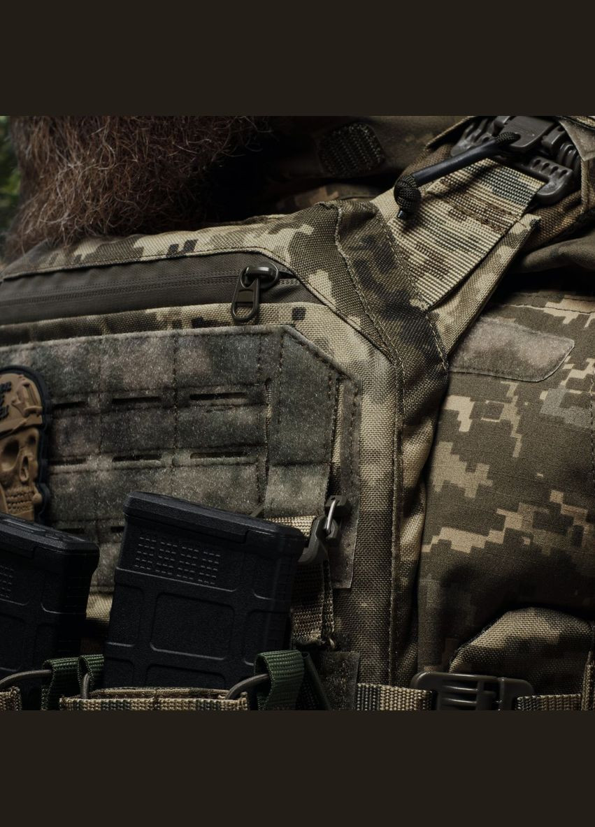 Бронежилет 3 уровня NIJ (PRO). Вес 3.5 кг. Полиэтиленовые плиты PGD-LW+ SAPI 1.5 кг. Пиксель (мм-14) Ukrarmor (333721887)