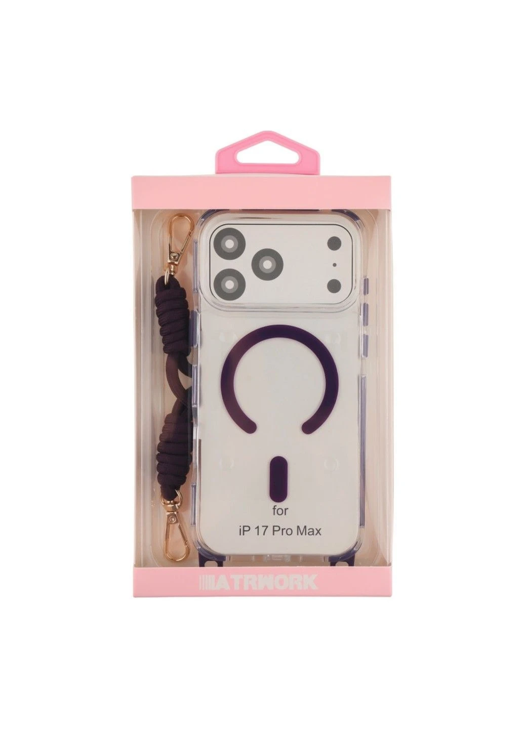 Чехол TPU+PC LanyardCase with MagSafe для iPhone 17 Pro Max No Brand (395653608)