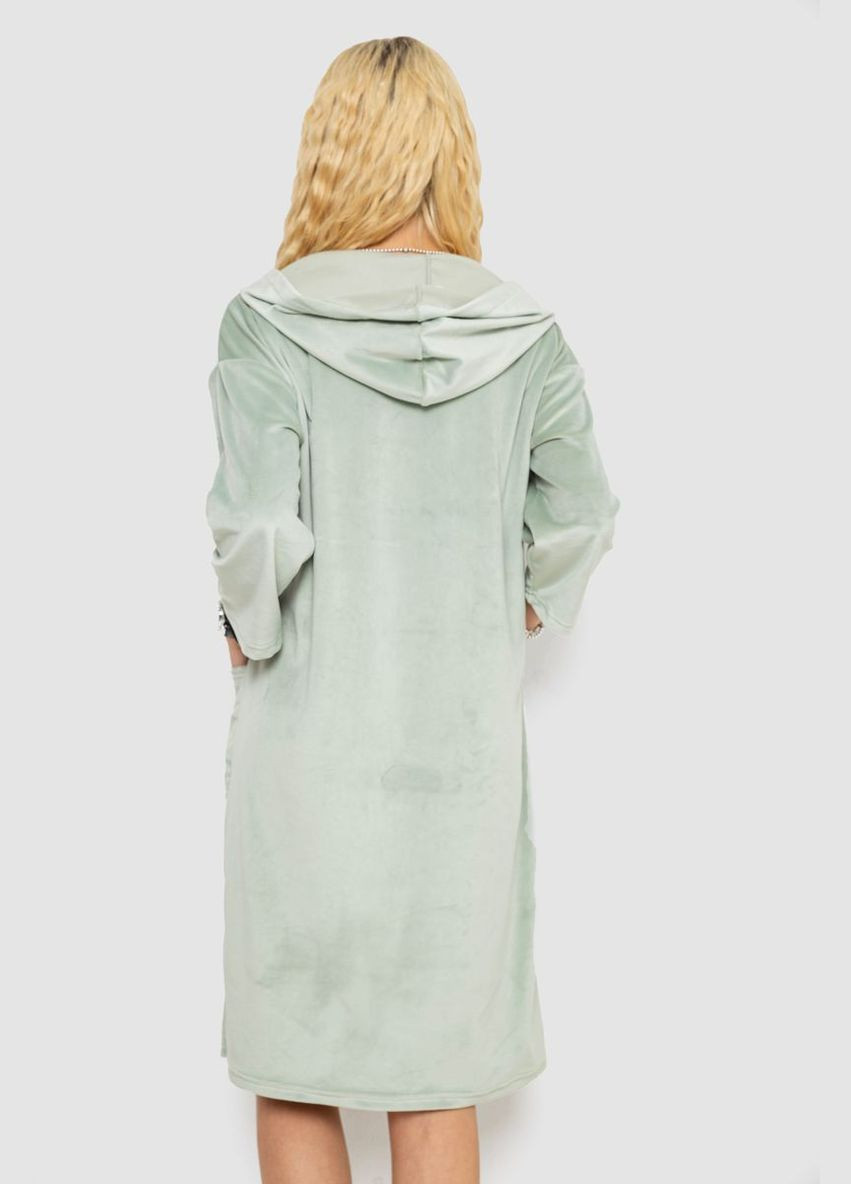 Халат жіночий велюровий на блискавці Ager 238R101-1 (327797766)