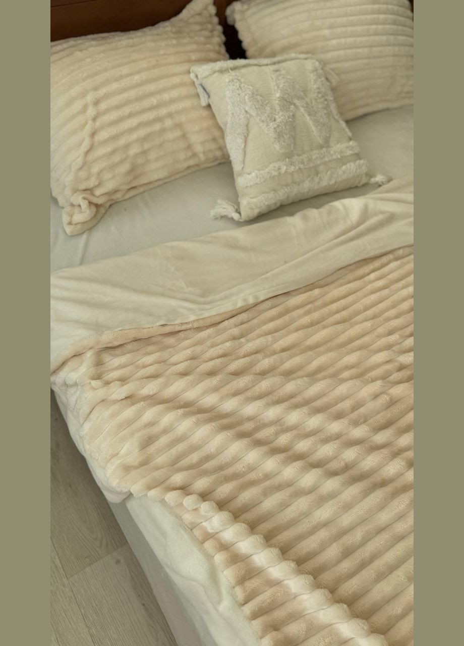 Постельное белье из велюра шарпей теплое Евро No Brand (308755326)