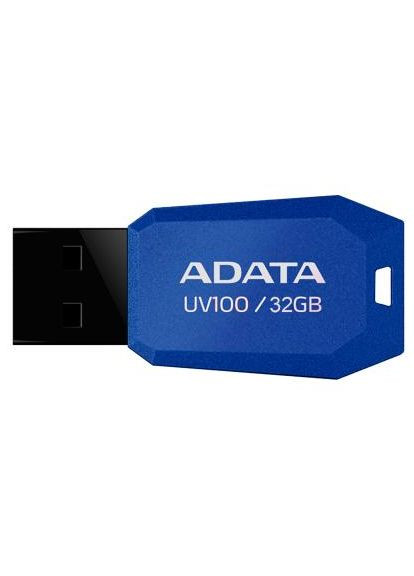 USB флэш-накопитель 32GB DashDrive UV100 Blue USB 2.0 (AUV100-32G-RBL) ADATA (362305265)