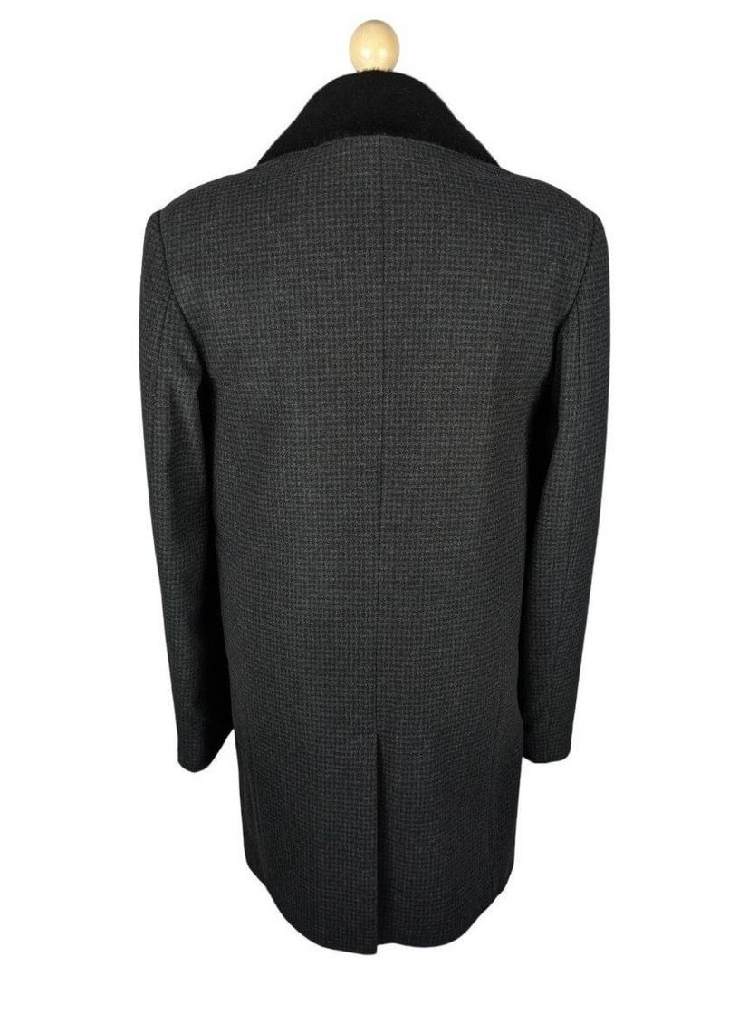 Чорне демісезонне Пальто чоловіче 05.22 міжсезонне зимове col.6 Borenia