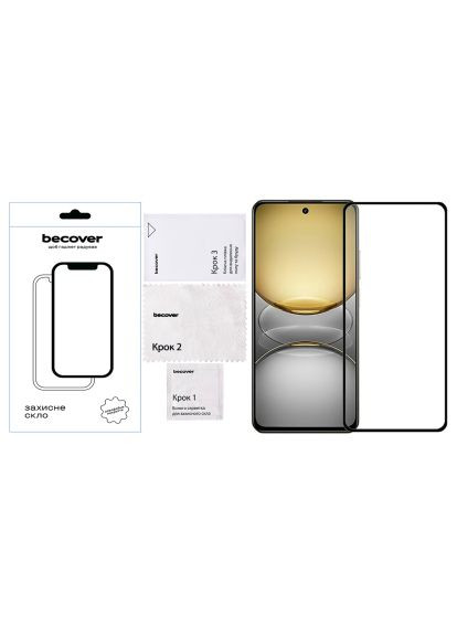 Стекло защитное (713034) BeCover Realme C75 Black (366482344)